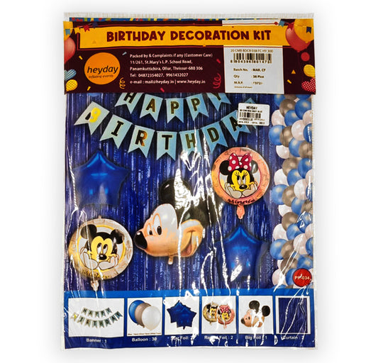 Bday Combo - Mini Mickey Mouse Blue