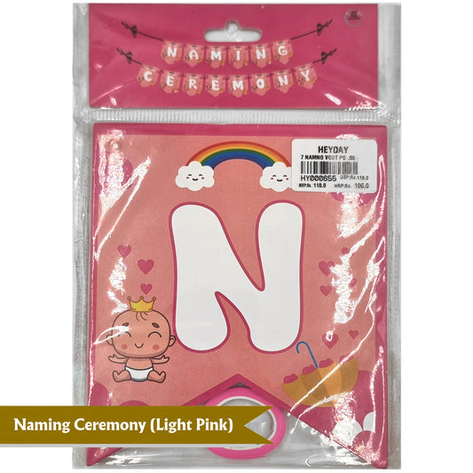 Naming V Cut Banner