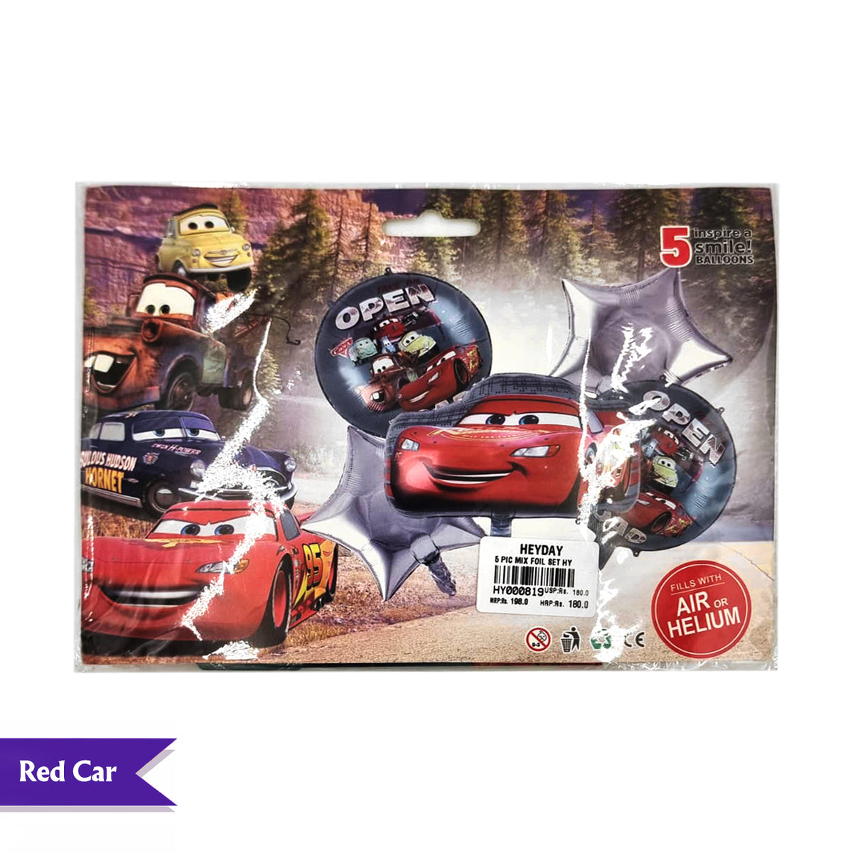 Lightning MC Queen(Red Car) - 5PCS Combo