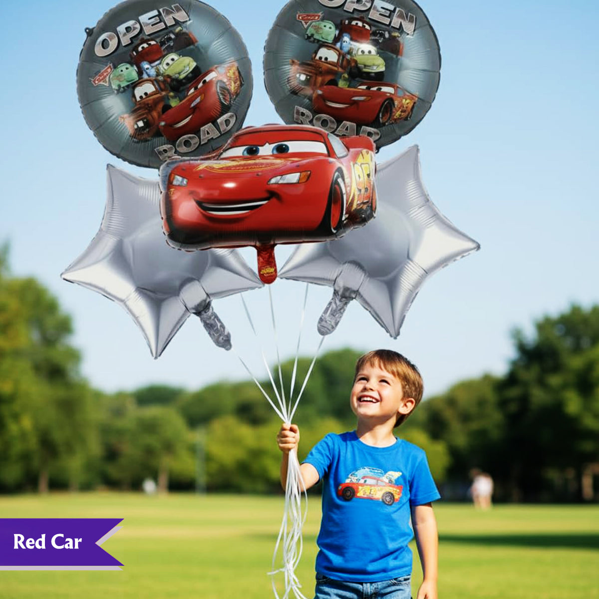 Lightning MC Queen(Red Car) - 5PCS Combo