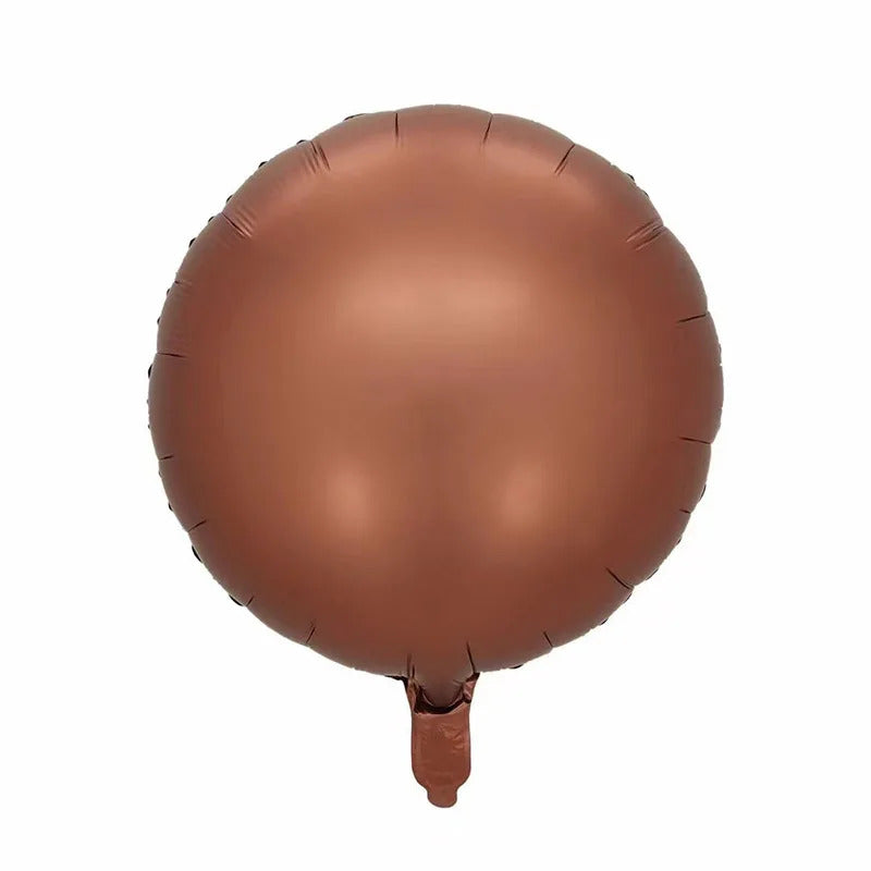 Round Retro Foil Balloon