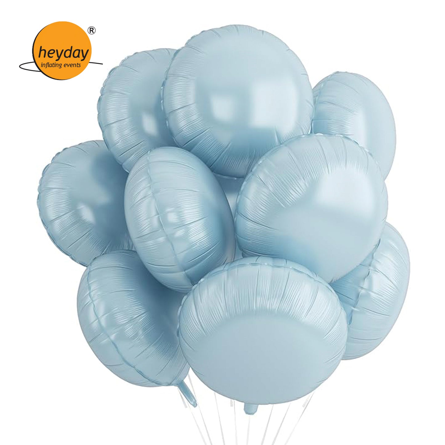 Round Retro Foil Balloon