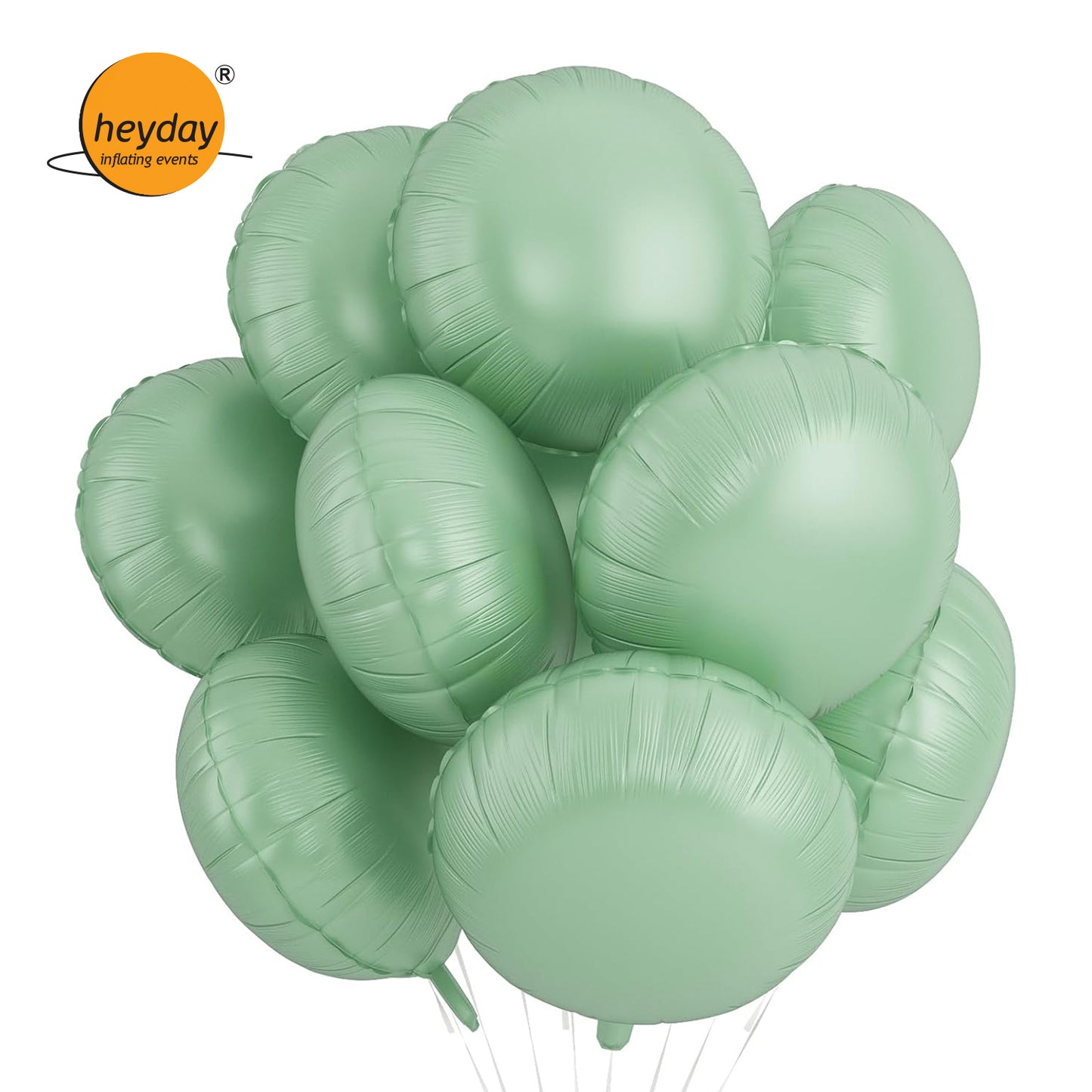 Round Retro Foil Balloon