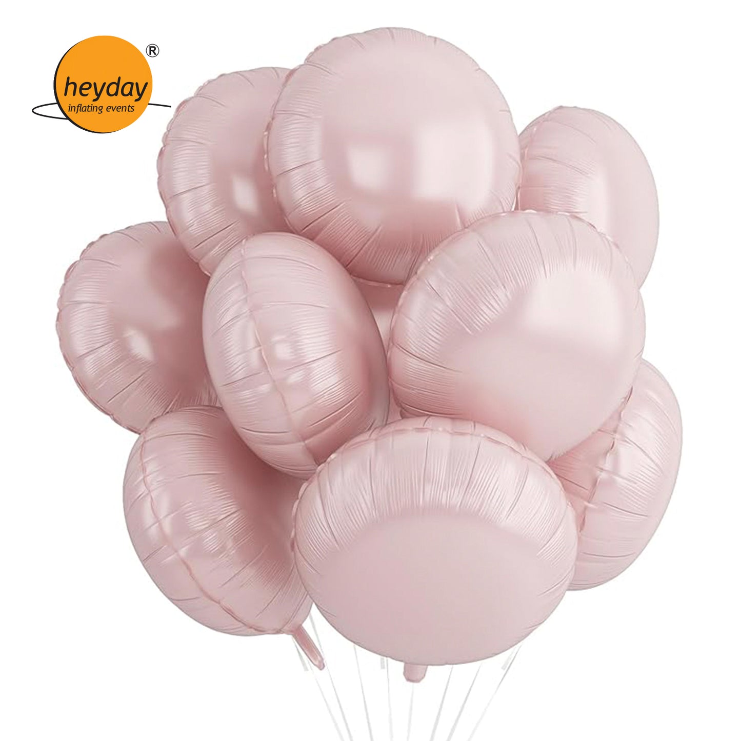 Round Retro Foil Balloon